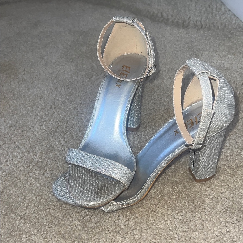 Elegant Silver Heels by